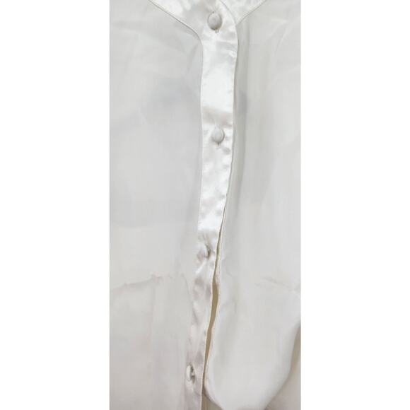 NEW‎ Deadstock Vintage Gold Label Victoria Secret Set White Bridal Oversized XS - Picture 8 of 16